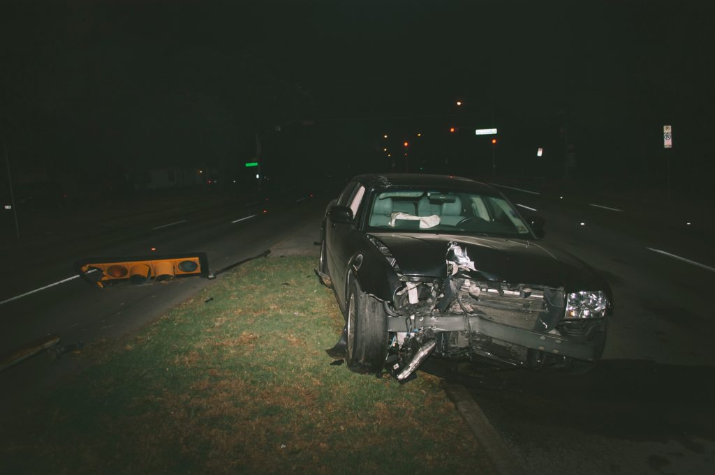 accident de voiture la nuit